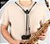 Correia Ergonômica Sax Confortável Ajustável Cor Preto - Imagem 4