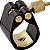 Abraçadeira Free Sax Couro Sintético c/ Ressonador Sax Soprano - Imagem 2