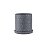 Vaso Para Plantas De Cerâmica Granilite Cinza 12 Cm - Imagem 1