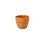Cachepot Para Plantas De Cerâmica Terracota Zig Zag 8 Cm - Imagem 3