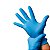 Luva de Procedimento Nitrílica Não Estéril Azul Tam. M - Descarpack - Imagem 3