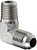 Adaptador 90° rosca MACHO NPT X MACHO JIC - Imagem 1