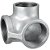 COTOVELO COM SAIDA LATERAL GALVANIZADO BSP - Imagem 1