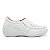 Sapato Feminino De Couro Legítimo Linha Comfort - Jasmim Branco - Imagem 5