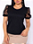 Blusinha manguinha princesa com tule - Imagem 4