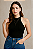 Blusinha gola alta canelada - Imagem 1