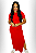 Vestido Manguinha Mid, Vestido Ana ruga midi Feminino - Imagem 5