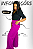 Calça pantalona alfaiataria com cinto feminina cintura alta com bolso social elegante wid leg - Imagem 2
