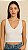 Cropped Regata cavada decotado ribana feminino - Imagem 1