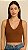 Cropped Regata cavada decotado ribana feminino - Imagem 2