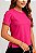Baby look Camiseta feminino, Blusa Oversized, T-shrit Camisa casual Academia - Imagem 1