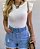 Blusinha Canelada Manguinha Princesa - Imagem 5