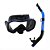 Kit De Mergulho Rio Fun Dive - Máscara RIO E Snorkel SK-09 - Preto/Azul - Imagem 1