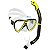 Kit De Mergulho Máscara E Snorkel Cressi Ikarus Semi Dry - Imagem 4