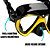 Máscara De Mergulho Cressi Ranger Silicone Snorkel E Apneia - Imagem 5
