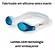 Óculos De Natação Lente Fumê Não Embaça Silicone- Luna Excel - Imagem 2