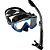 Kit De Mergulho Máscara Cressi Pano 3 Snorkel Supernova Dry - Imagem 2