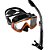 Kit De Mergulho Máscara Cressi Pano 3 Snorkel Supernova Dry - Imagem 4