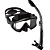 Kit De Mergulho Máscara Cressi Pano 3 Snorkel Supernova Dry - Imagem 5