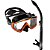 Kit Mergulho E Snorkel Silicone Cressi Pano 3 E Snorkel Tao - Imagem 4