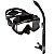 Kit Mergulho E Snorkel Silicone Cressi Pano 3 E Snorkel Tao - Imagem 5