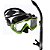 Kit Mergulho E Snorkel Silicone Cressi Pano 3 E Snorkel Tao - Imagem 6