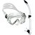 Kit Mergulho E Snorkel Silicone Cressi Pano 3 E Snorkel Tao - Imagem 9