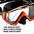 Kit Mergulho E Snorkel Silicone Cressi Pano 3 E Snorkel Tao - Imagem 12