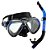 Kit Mergulho Máscara Onix Silicone Snorkel Com Válvula Sk-09 - Imagem 2