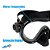 Kit Mergulho Máscara Silicone Fox Snorkel Com Válvula Sk-09 - Imagem 4