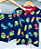 Conjunto de Pijama Curto Dino Skatista - Imagem 1