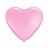 Balão Bexiga Coração Liso Rosa N10 - 25 Uni - Imagem 1