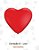 Balão Bexiga Coração Vermelho Liso 6 - 50uni - Imagem 1