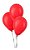 Balão Bexiga Redondo Liso Vermelho Nº 9 - 50uni - Imagem 2