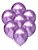 Balão Bexiga Metalizado Platino Violeta 10 - 25 Unid - Imagem 2