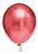 Balão Bexiga Metalizado Platino Vermelho 10 - 25 Unid - Imagem 1
