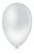 Balão Bexiga Pera Branco 7 - 50uni - Imagem 1