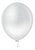 Balão Bexiga Redondo Liso Branco Nº 9 - 50uni - Imagem 1
