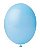 Balão Bexiga Redondo Liso Azul Claro Nº 9 - 50uni - Imagem 1