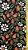 Tecido Digital 50 x 70 Morango com fundo preto - Imagem 2