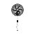 Ventilador De Parede Oscilante Preto 50cm Monta Facil 220v Ventisol - Imagem 1
