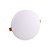 Painel Lumi Frameless Led de Embutir 16W 6500K Bivolt Redondo Branco Bronzearte - Imagem 1