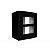 Caixa de Sobrepor para 2 Módulos Inova Pro Class Black Piano Alumbra - Imagem 1