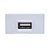 Módulo para Tomada USB Branco Brilho - Tramontina - Imagem 1