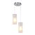 Pendente Luminária First 2 Lâmpadas Gelo com Vidro Opalino E27  - Bronzearte - Imagem 1
