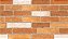 Revestimento Realce Cêramica Brick Rustic 31x56 HD3268 Cx. 2m² Cristofoletti - Imagem 1