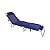 Cadeira Espreguicadeira Aluminio Azul 2701 Mor - Imagem 1