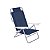 Cadeira Praia Aluminio Reclinavel Summer 2105 Azul Mor - Imagem 1