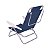 Cadeira Praia Aluminio Reclinavel Summer 2105 Azul Mor - Imagem 3