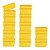 Kit com 25 Caixas de Luz 4X2 Retangular de Embutir Amarela Tramontina - Imagem 1